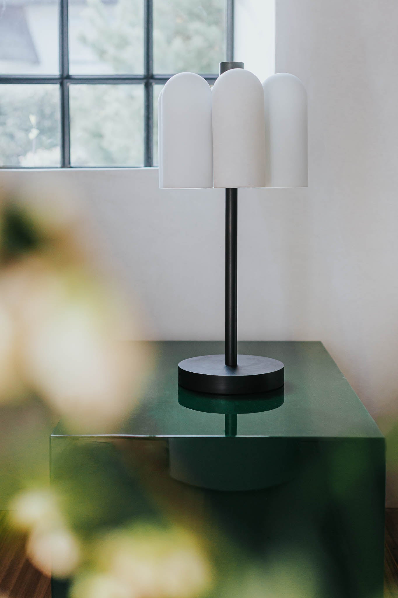 Schwung Odyssey 6 Black Gunmetal Table Lamp